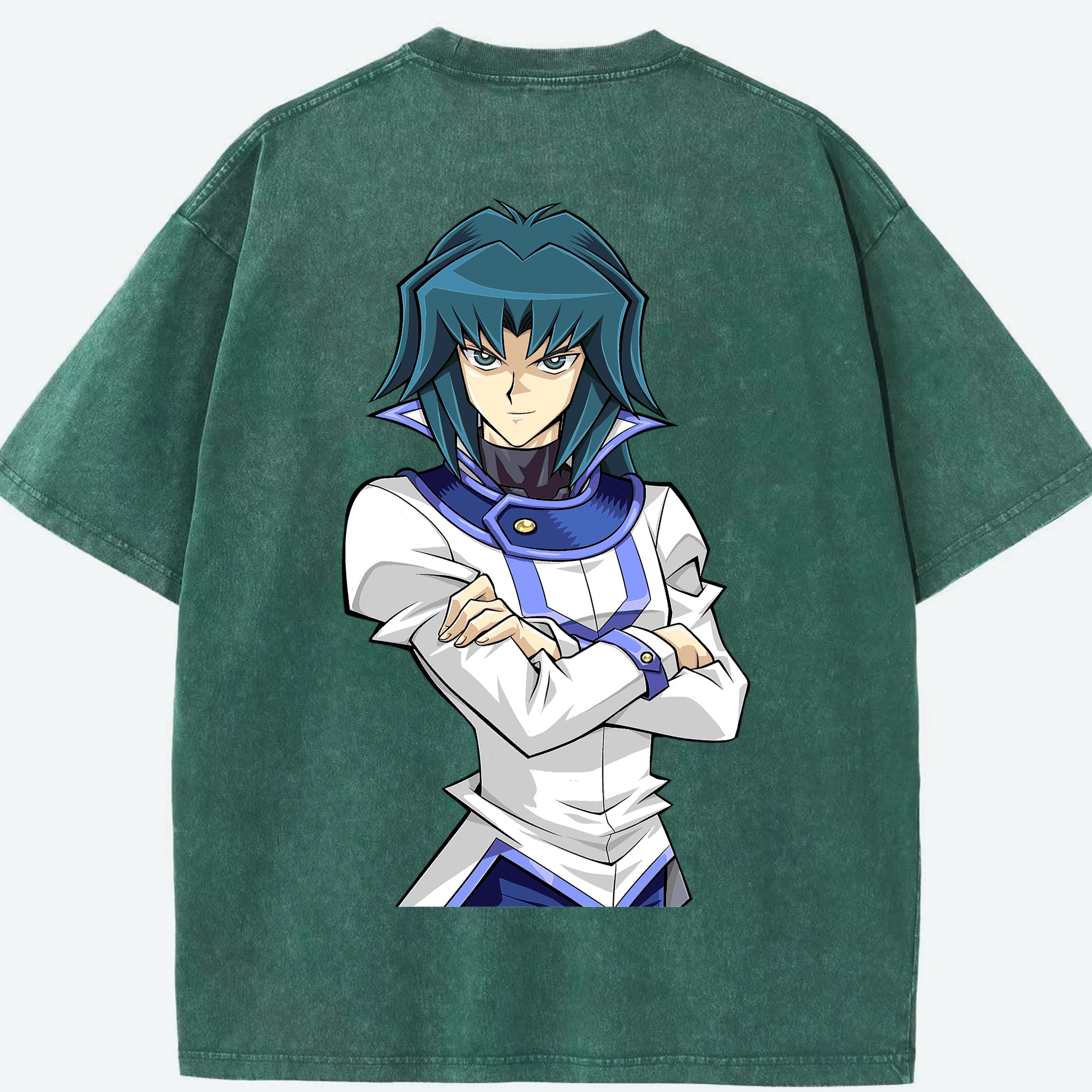 （画像用） 遊☆戯☆王 Yu-Gi-Oh! 綿100% ヴィンテージ風 半袖Tシャツ（背面プリント）
